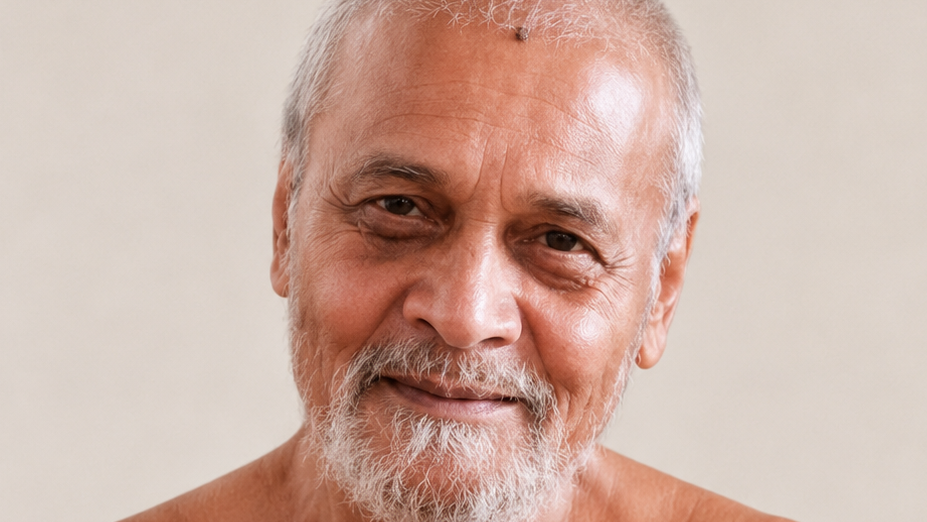 Smiling older man with gray hair and white beard, facing the camera.
